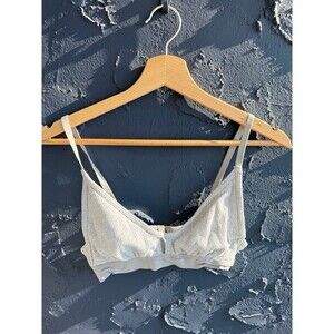 gray keyhole bralette